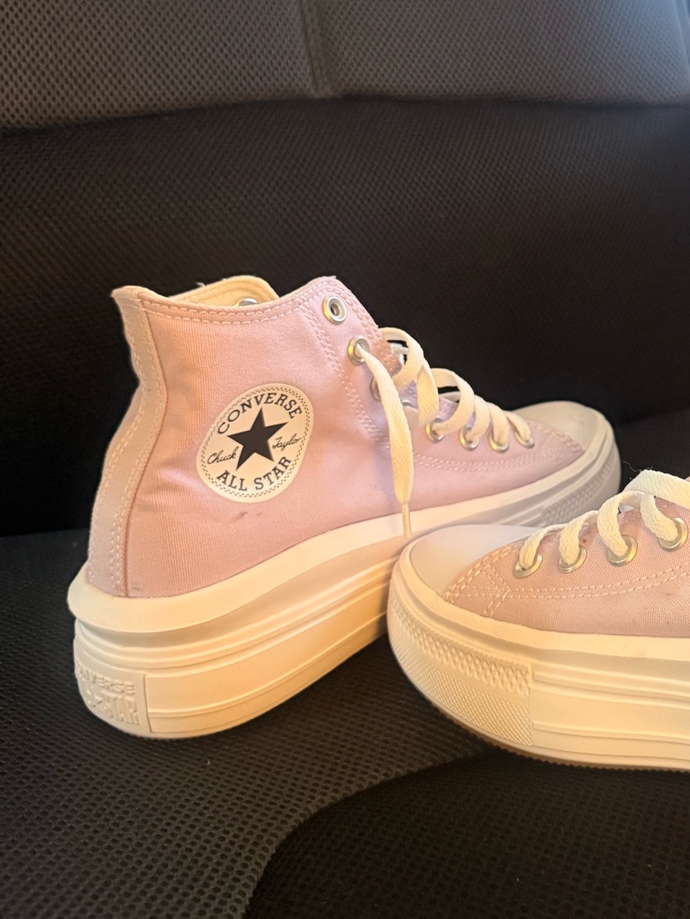 Converse Platform High Top Sneakers - Light Pink